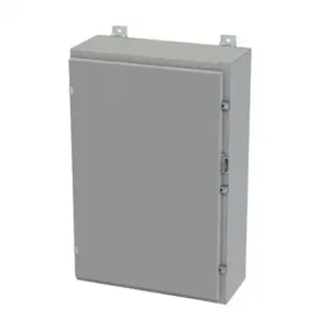 SAGINAW SCE-30H2008LP Enclosure, 30 x 20 x 8 Inch Size, Wall Mount, Carbon Steel, Ansi 61 Gray | CV6RAJ