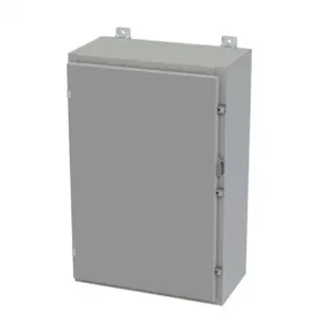 SAGINAW SCE-30H2010LP Enclosure, 30 x 20 x 10 Inch Size, Wall Mount, Carbon Steel, Ansi 61 Gray | CV6RAM