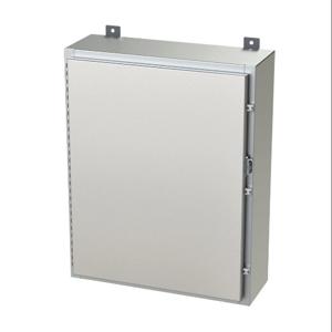 SAGINAW SCE-30H2408SSLP Enclosure, 30 x 24 x 8 Inch Size, Wall Mount, 304 Stainless Steel, #4 Brush Finish | CV6RAR