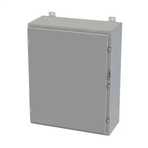 SAGINAW SCE-30H2410LP Enclosure, 30 x 24 x 10 Inch Size, Wall Mount, Carbon Steel, Ansi 61 Gray | CV6RAT