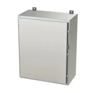 SAGINAW SCE-30H2412SS6LP Enclosure, 30 x 24 x 12 Inch Size, Wall Mount, 316L Stainless Steel, #4 Brush Finish | CV6RAV