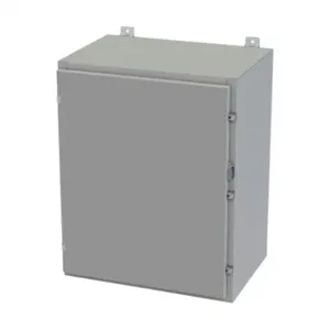 SAGINAW SCE-30H2416LP Enclosure, 30 x 24 x 16 Inch Size, Wall Mount, Carbon Steel, Ansi 61 Gray | CV6RAX