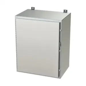 SAGINAW SCE-30H2416SSLP Enclosure, 30 x 24 x 16 Inch Size, Wall Mount, 304 Stainless Steel, #4 Brush Finish | CV6RAZ