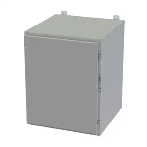 SAGINAW SCE-30H2424LP Enclosure, 30 x 24 x 24 Inch Size, Wall Mount, Carbon Steel, Ansi 61 Gray | CV6RBB