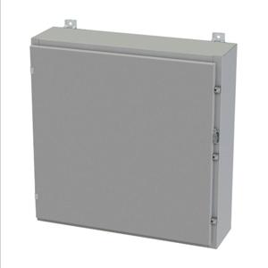 SAGINAW SCE-30H3008LP Enclosure, 30 x 30 x 8 Inch Size, Wall Mount, Carbon Steel, Ansi 61 Gray | CV6RBC