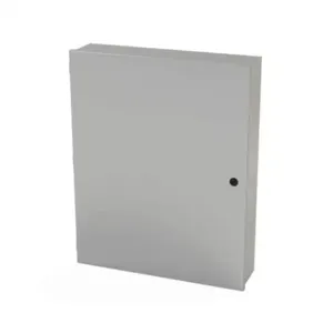 SAGINAW SCE-30N2406LP Enclosure, 30 x 24 x 6 Inch Size, Wall Mount, Carbon Steel, Ansi 61 Gray | CV6RBF