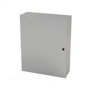 SAGINAW SCE-30N2408LP Enclosure, 30 x 24 x 8 Inch Size, Wall Mount, Carbon Steel, Ansi 61 Gray | CV6RBG