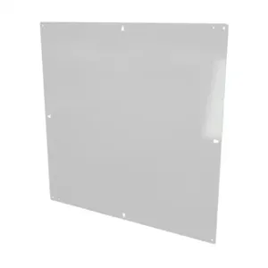 SAGINAW SCE-30N30MP Subpanel, Carbon Steel, White, Powder Coat Finish | CV6WZK