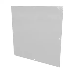 SAGINAW SCE-30N30MPP Subpanel, Perforated, Carbon Steel, White, Powder Coat Finish | CV6WZL