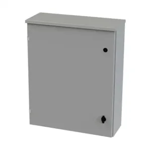 SAGINAW SCE-30R2408LP Enclosure, 30 x 24 x 8 Inch Size, Wall Mount, Carbon Steel, Ansi 61 Gray | CV6RBK