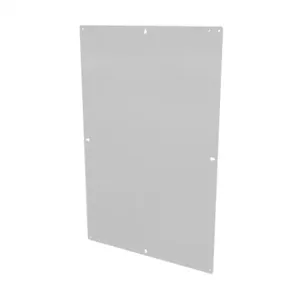 SAGINAW SCE-36N24MP Subpanel, Carbon Steel, White, Powder Coat Finish | CV6WZW