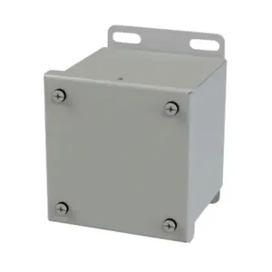 SAGINAW SCE-4044SC Enclosure, 4 x 4 x 4 Inch Size, Wall Mount, Carbon Steel, Ansi 61 Gray | CV6RCC