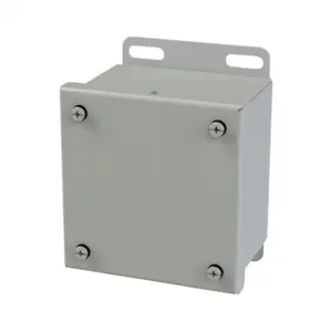 SAGINAW SCE-404SC Enclosure, 4 x 4 x 3 Inch Size, Wall Mount, Carbon Steel, Ansi 61 Gray | CV6RCE