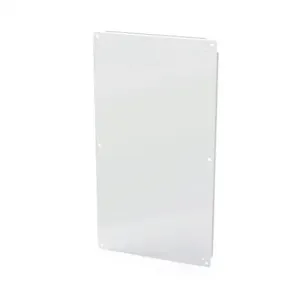 SAGINAW SCE-42P24 Subpanel, Carbon Steel, White, Powder Coat Finish | CV6XAP