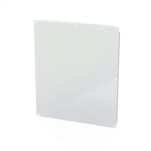 SAGINAW SCE-42P36 Subpanel, Carbon Steel, White, Powder Coat Finish | CV6XAU