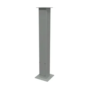 SAGINAW SCE-44CCOL Straight Pedestal Column, Carbon Steel, 35 x 4 x 4 Inch Size, Ansi 61 Gray | CV6NKH