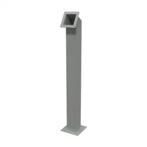 SAGINAW SCE-44PBCOLSS AngLED Pedestal Column, 304 Stainless Steel, 41 x 4 x 4 Inch Size | CV6NKL