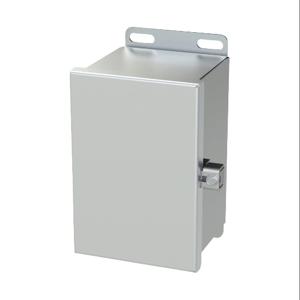 SAGINAW SCE-6044CHNFSS Enclosure, 6 x 4 x 4 Inch Size, Wall Mount, 304 Stainless Steel, #4 Brush Finish | CV6RDP