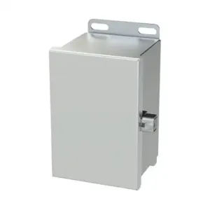 SAGINAW SCE-6044CHNFSS Enclosure, 6 x 4 x 4 Inch Size, Wall Mount, 304 Stainless Steel, #4 Brush Finish | CV6RDP