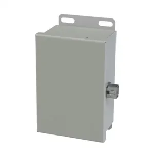 SAGINAW SCE-604CHNF Enclosure, 6 x 4 x 3 Inch Size, Wall Mount, Carbon Steel, Ansi 61 Gray | CV6RDT