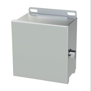 SAGINAW SCE-606CHNFSS Enclosure, 6 x 6 x 4 Inch Size, Wall Mount, 304 Stainless Steel, #4 Brush Finish | CV6REB