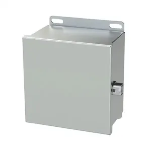 SAGINAW SCE-606CHNFSS6 Enclosure, 6 x 6 x 4 Inch Size, Wall Mount, 316L Stainless Steel, #4 Brush Finish | CV6REC