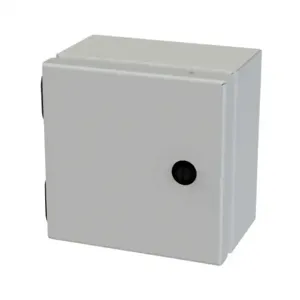 SAGINAW SCE-606ELJLG Enclosure, 6 x 6 x 4 Inch Size, Wall Mount, Carbon Steel, Ral 7035 Light Gray | CV6REE