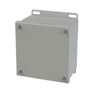 SAGINAW SCE-606SC Enclosure, 6 x 6 x 4 Inch Size, Wall Mount, Carbon Steel, Ansi 61 Gray | CV6REJ