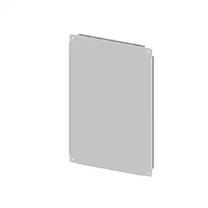 SAGINAW SCE-60P24F2 Subpanel, Half-Height, Carbon Steel, White, Powder Coat Finish | CV6XBR