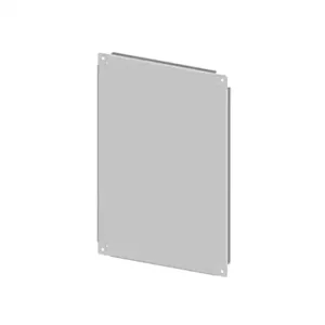 SAGINAW SCE-60P36F2 Subpanel, Half-Height, Carbon Steel, White, Powder Coat Finish | CV6XCB