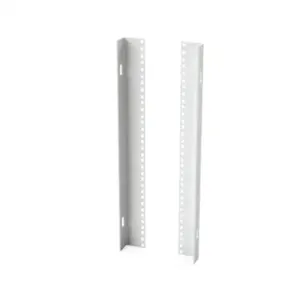 SAGINAW SCE-60rp19WS Enclosure Rack Mounting Angle, 19.2 Inch Length, Carbon Steel, White, Pack Of 2 | CV6LNZ