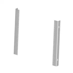 SAGINAW SCE-60rp24F6 Enclosure Rack Mounting Angle, Carbon Steel, White, Powder Coat Finish, Pack Of 2 | CV6LPB