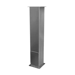 SAGINAW SCE-66CCOLSS Straight Pedestal Column, 304 Stainless Steel, 35 x 6 x 6 Inch Size | CV6NKN