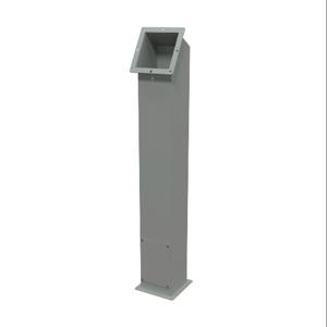 SAGINAW SCE-66PBCOL AngLED Pedestal Column, Carbon Steel, 41 x 6 x 6 Inch Size, Ansi 61 Gray | CV6NKP