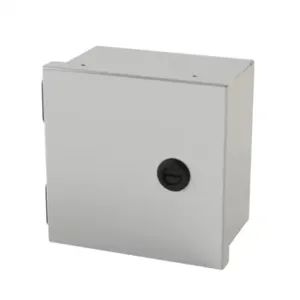 SAGINAW SCE-6N604LP Enclosure, 6 x 6 x 4 Inch Size, Wall Mount, Carbon Steel, Ansi 61 Gray | CV6REK