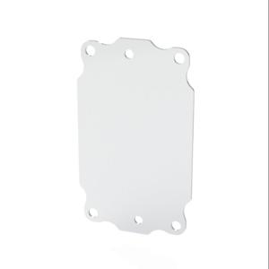 SAGINAW SCE-6P4 Subpanel, Carbon Steel, White, Powder Coat Finish | CV6XDA