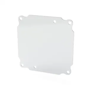 SAGINAW SCE-6P6 Subpanel, Carbon Steel, White, Powder Coat Finish | CV6XDD