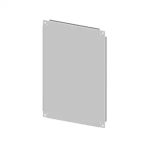 SAGINAW SCE-72P36F2 Subpanel, Half-Height, Carbon Steel, White, Powder Coat Finish | CV6XDQ