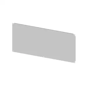 SAGINAW SCE-72P48F2 Subpanel, Half-Height, Carbon Steel, White, Powder Coat Finish | CV6XDT