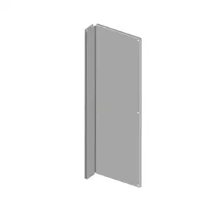 SAGINAW SCE-72SP24F3 Swing Panel, Carbon Steel, White, Powder Coat Finish | CV6UKA