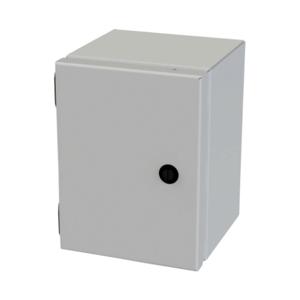 SAGINAW SCE-8066ELJLG Enclosure, 8 x 6 x 6 Inch Size, Wall Mount, Carbon Steel, Ral 7035 Light Gray | CV6RFH