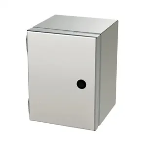 SAGINAW SCE-8066ELJSS6 Enclosure, 8 x 6 x 6 Inch Size, Wall Mount, 316L Stainless Steel, #4 Brush Finish | CV6RFK