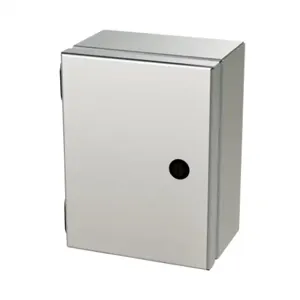 SAGINAW SCE-806ELJSS6 Enclosure, 8 x 6 x 4 Inch Size, Wall Mount, 316L Stainless Steel, #4 Brush Finish | CV6RFT