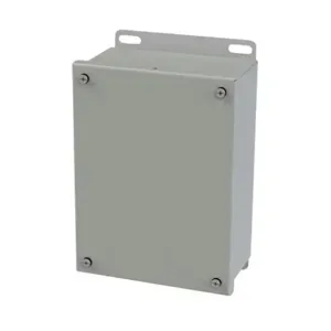 SAGINAW SCE-806SC Enclosure, 8 x 6 x 3.5 Inch Size, Wall Mount, Carbon Steel, Ansi 61 Gray | CV6RFV