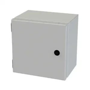 SAGINAW SCE-8086ELJLG Enclosure, 8 x 8 x 6 Inch Size, Wall Mount, Carbon Steel, Ral 7035 Light Gray | CV6RFY