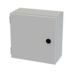 SAGINAW SCE-808ELJLG Enclosure, 8 x 8 x 4 Inch Size, Wall Mount, Carbon Steel, Ral 7035 Light Gray | CV6RGB