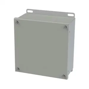 SAGINAW SCE-808SC Enclosure, 8 x 8 x 4 Inch Size, Wall Mount, Carbon Steel, Ansi 61 Gray | CV6RGC