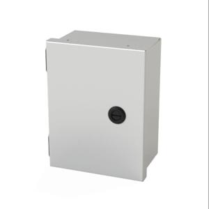 SAGINAW SCE-8N604LP Enclosure, 8 x 6 x 4 Inch Size, Wall Mount, Carbon Steel, Ansi 61 Gray | CV6RGD