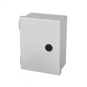 SAGINAW SCE-8N604LP Enclosure, 8 x 6 x 4 Inch Size, Wall Mount, Carbon Steel, Ansi 61 Gray | CV6RGD