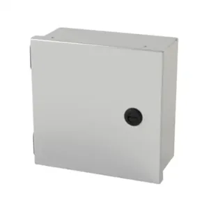 SAGINAW SCE-8N804LP Enclosure, 8 x 8 x 4 Inch Size, Wall Mount, Carbon Steel, Ansi 61 Gray | CV6RGE